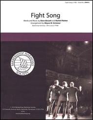 Fight Song TTBB choral sheet music cover